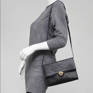 Authentic Louis Vuitton Arche Pochette Clutch Bag Epi Black